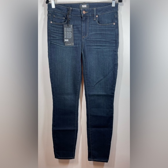 NWT Paige Jeans Women’s Size 28 Verdugo Ankle Skinny Mid Rise - Picture 1 of 12